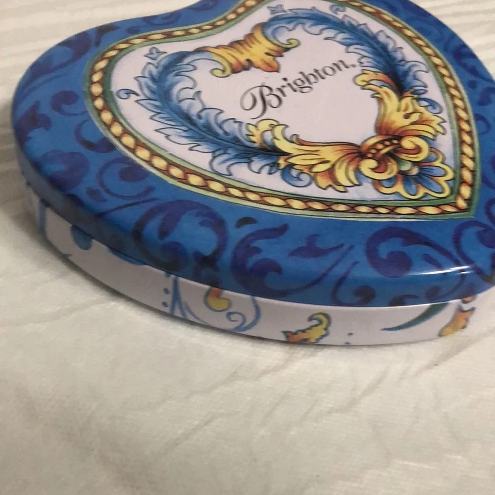 Brighton Heart-Shaped Tin Box